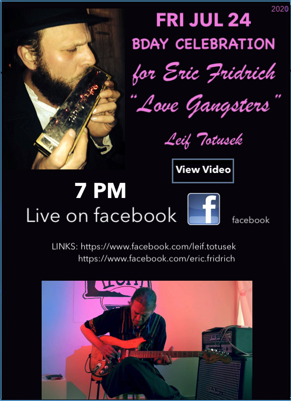 Leif Totusek - Love Gangsters - live on facebook